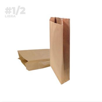 Bolsa kraft 1/2 libra en Cúcuta