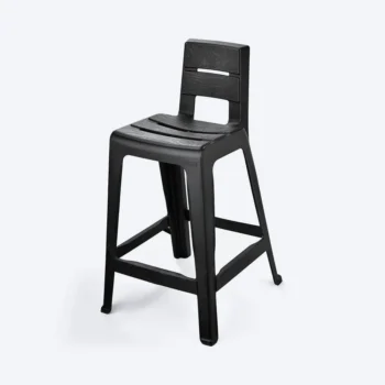 Butaco Barú Alto Negro Rimax | Alto, Apilable y Resistente