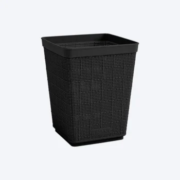 Papelera Fique 6 Litros Negra Rimax
