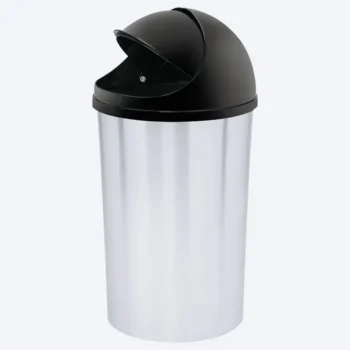 Papelera con Tapa Metálica 5 Litros Rimax 6926