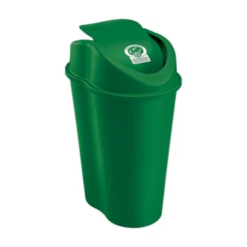 Papelera con Tapa Vaivén 10 Litros Verde Rimax