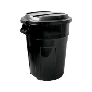 Tanque Plástico 120 Litros Negro con Tapa Rimo