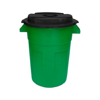 Tanque Plástico 120 Litros Verde con Tapa Rimo
