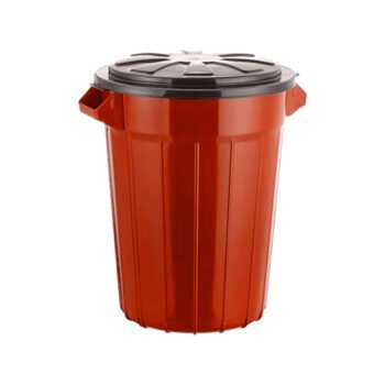 Tanque Plástico 65 Litros Rojo con Tapa Vanyplas