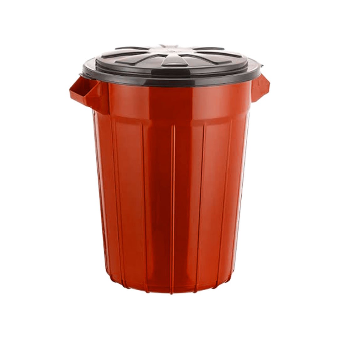 Tanque Plástico 65 Litros Rojo con Tapa Vanyplas