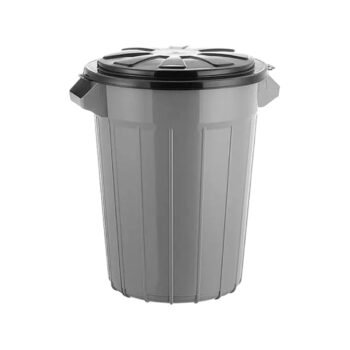 Tanque Plástico 65 Litros Gris con Tapa Vanyplas