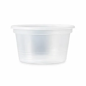 Vaso desechable ACME 4 transparente opal — Caja de 128 paquetes