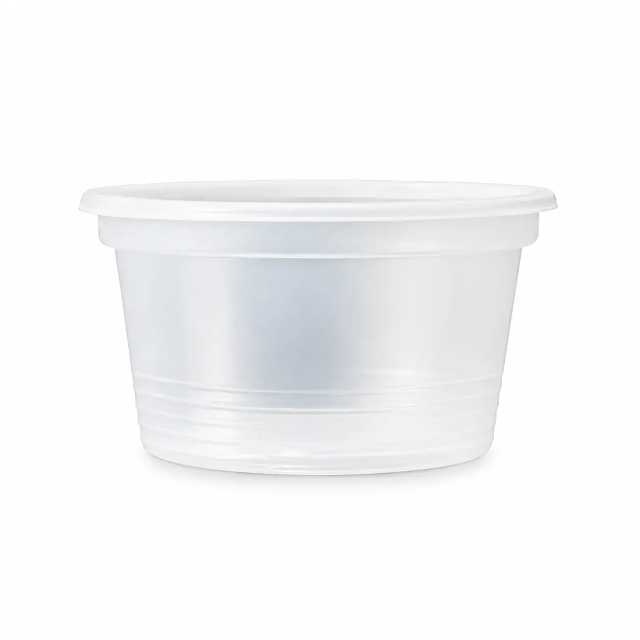 Vaso desechable ACME 4 transparente opal — Caja de 128 paquetes