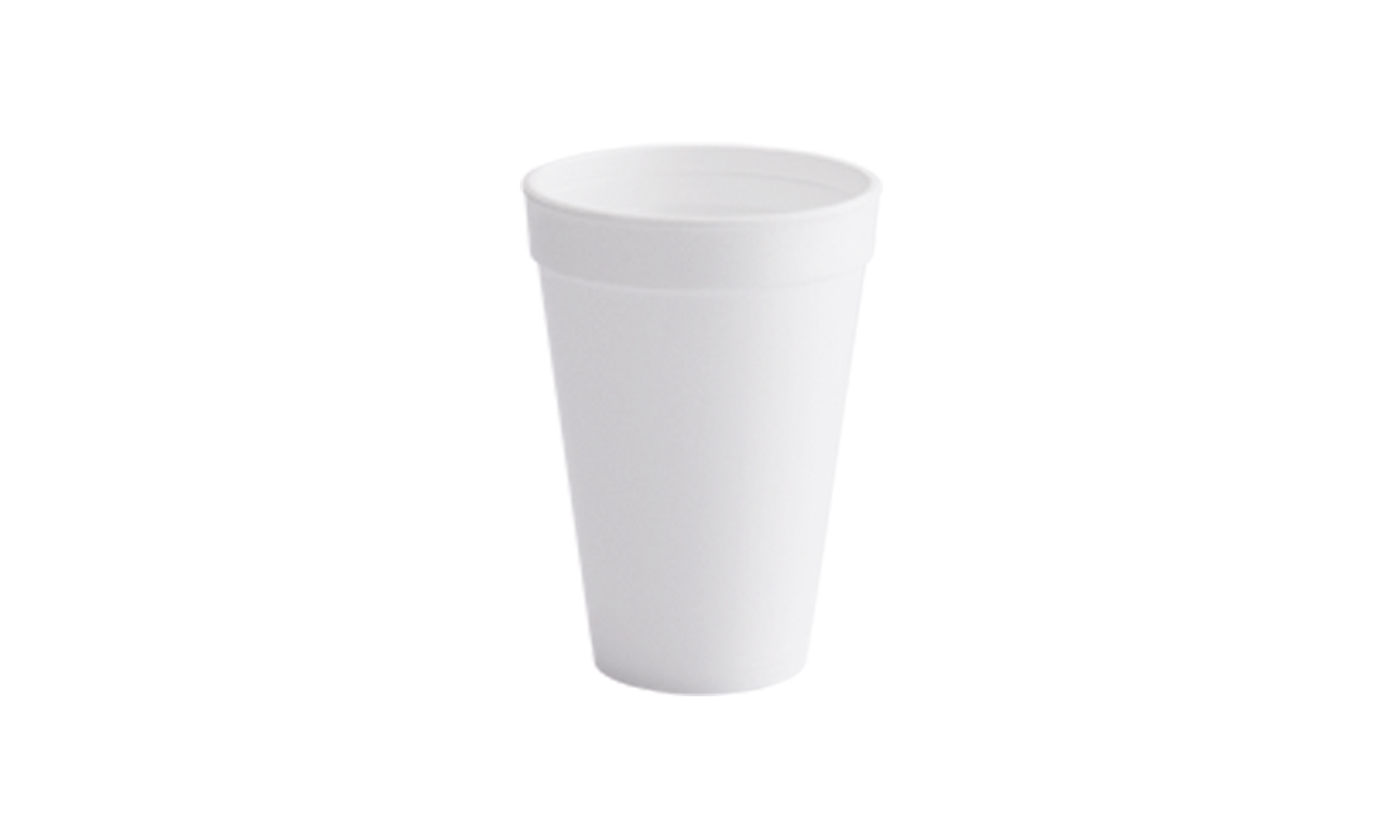 Vaso esp 16 sin tapa blanco DARNEL — Caja de 25 paquetes