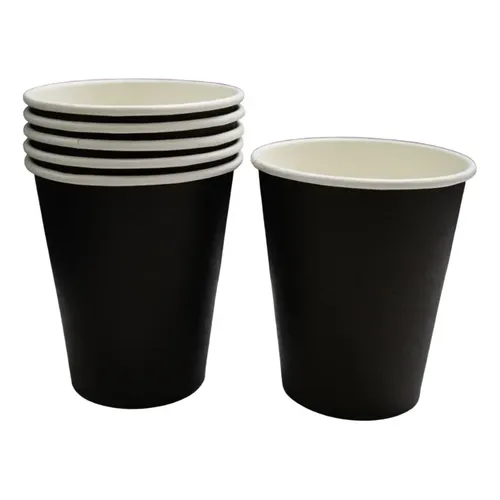 Caja de vasos de papel MIO 5 oz negros — MIO5P-N
