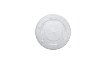 Tapa vaso papel plana 8/12 DARNEL blanca — Caja de 20 paquetes