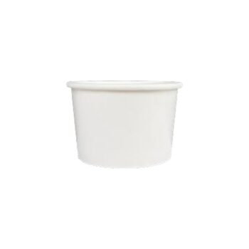 Envase Para Helado (72) Blanco 4 Sin Tapa MIO — referencia MIO4H-BL
