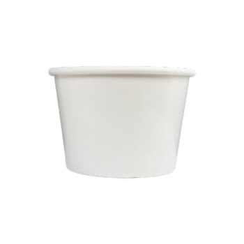 Envase Para Helado (95) Blanco 8 Sin Tapa MIO — referencia MIO8H-BL